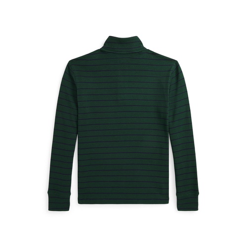 폴로 랄프로렌 Big Boys Striped Cotton Quarter Zip Pullover Sweatshirt