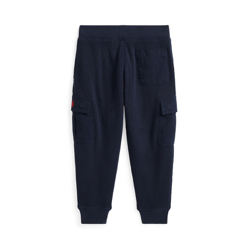 폴로 랄프로렌 Toddler and Little Boys Waffle Knit Cotton Cargo Jogger Pant