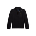 Toddler and Little Boys Cotton Interlock Quarter-Zip Pullover Sweatshirt