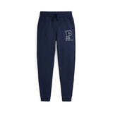 Toddler and Little BoysFleece Letterman Jogger Pant