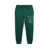 Toddler and Little BoysFleece Letterman Jogger Pant