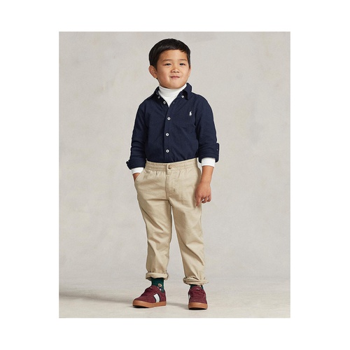 폴로 랄프로렌 Toddler and Little Boys Featherweight Cotton Mesh Shirt