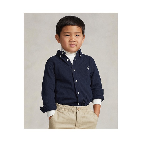 폴로 랄프로렌 Toddler and Little Boys Featherweight Cotton Mesh Shirt