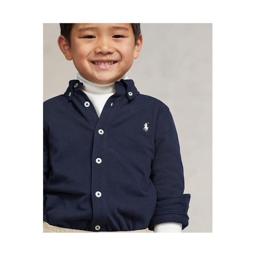 폴로 랄프로렌 Toddler and Little Boys Featherweight Cotton Mesh Shirt