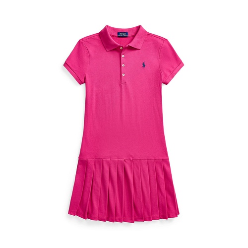 폴로 랄프로렌 Big Girls Pleated Stretch Mesh Polo Dress