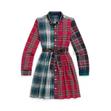 Big Girls Plaid Cotton Fun Shirtdress