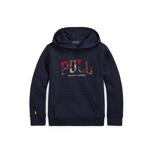 폴로 랄프로렌 Big Boys Plaid Logo Fleece Hoodie