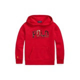 Big Boys Plaid Logo Fleece Hoodie