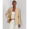 Petite Slim-Fit Jacquard Blazer