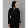 Womens Stretch Velvet Blazer