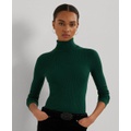 Womens Ribbed Turtleneck Sweater