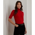 Womens Stretch Jersey Turtleneck