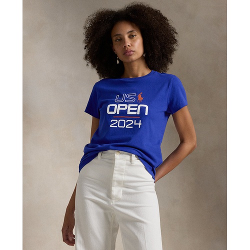 폴로 랄프로렌 Womens US Open Logo Jersey Tee