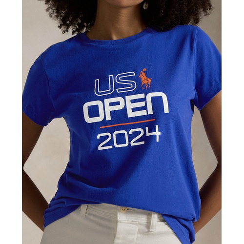 폴로 랄프로렌 Womens US Open Logo Jersey Tee