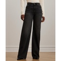 Womens Mid-Rise Wide-Leg Jeans