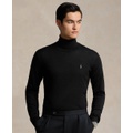 Mens Washable Wool Turtleneck Sweater