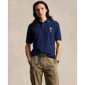 Mens Classic Fit Polo Bear Mesh Polo Shirt