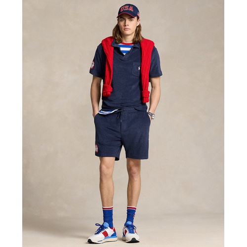 폴로 랄프로렌 Mens Team USA Classic Fit Terry Polo Shirt