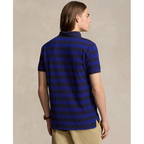 폴로 랄프로렌 Mens Classic Fit Striped Mesh Polo Shirt