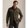 Mens Quilted Double-Knit Jersey Overshirt