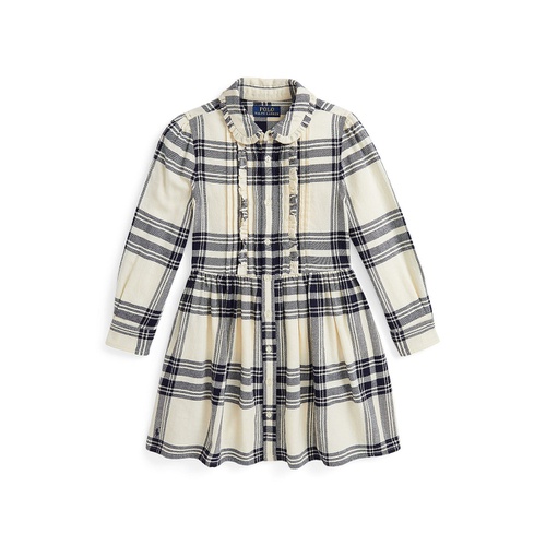 폴로 랄프로렌 Toddler and Little Girls Plaid Cotton Twill Shirtdress