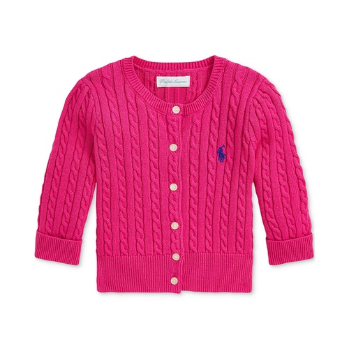 폴로 랄프로렌 Baby Girls Cable Knit Cotton Cardigan