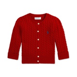 Baby Girls Cable Knit Cotton Cardigan