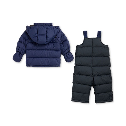 폴로 랄프로렌 Baby Boys Hooded Snowsuit Set