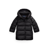 Toddler And Little Girls Quilted Long Jacket