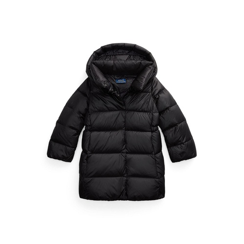 폴로 랄프로렌 Toddler And Little Girls Quilted Long Jacket