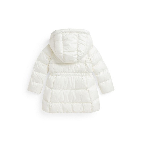 폴로 랄프로렌 Toddler And Little Girls Quilted Long Jacket