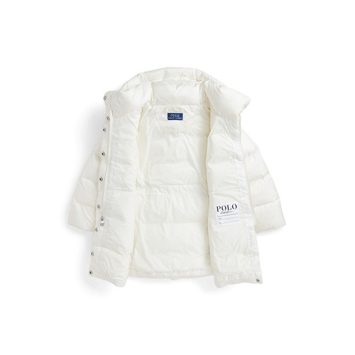 폴로 랄프로렌 Toddler And Little Girls Quilted Long Jacket