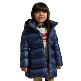 Toddler And Little Girls Quilted Long Jacket