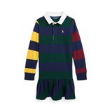 Big Girls Striped Cotton Jersey Rugby Dress