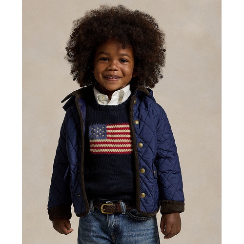 폴로 랄프로렌 Toddler and Little Boys Hooded Barn Jacket