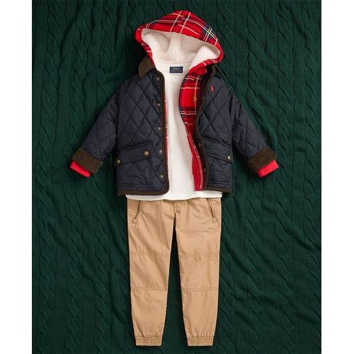 폴로 랄프로렌 Toddler and Little Boys Hooded Barn Jacket