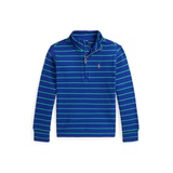 Little and Toddler Boys Striped Cotton Quarter Zip Pullover Sweatshirt