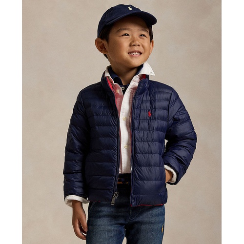 폴로 랄프로렌 Toddler and Little Kids Unisex P Layer 2 Reversible Quilted Jacket