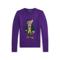 Big Girls Polo Bear Crewneck Sweater