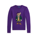 Big Girls Polo Bear Crewneck Sweater