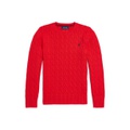 Big Boys Cable Knit Crewneck Sweater