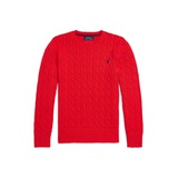 Big Boys Cable Knit Crewneck Sweater