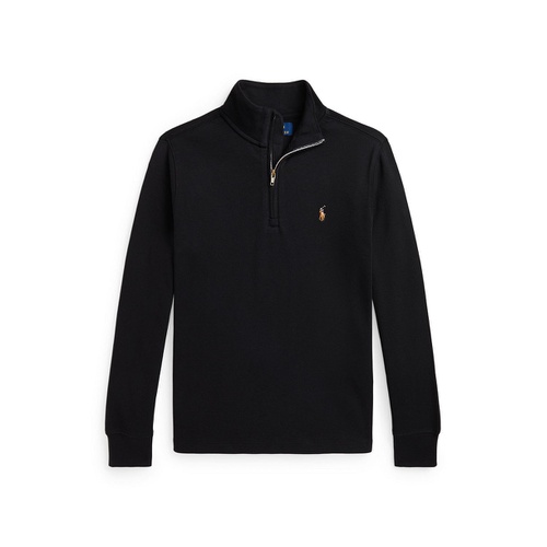 폴로 랄프로렌 Big Boys Cotton Interlock Quarter Zip Pullover