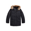 Big Boys Artificial fur Trim Down Parka Jacket