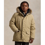 Big Boys Artificial fur Trim Down Parka Jacket