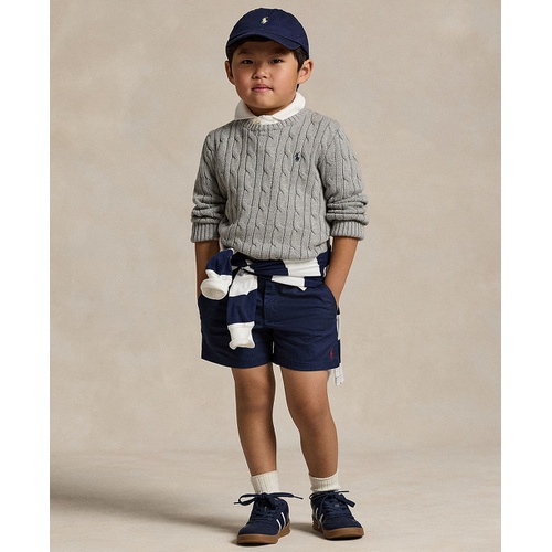 폴로 랄프로렌 Toddler and Little Boys Cable Knit Cotton Sweater