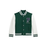 Toddler and Little BoysFleece Letterman Baseball Jacket