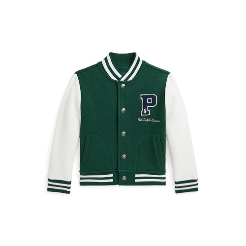 폴로 랄프로렌 Toddler and Little BoysFleece Letterman Baseball Jacket