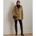 Womens Hooded Crest Puffer Coat