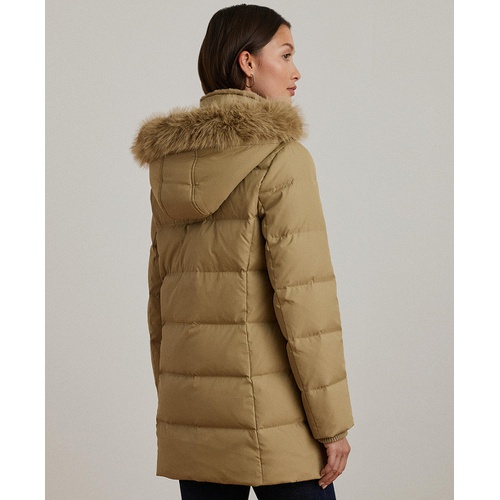 폴로 랄프로렌 Womens Hooded Crest Puffer Coat